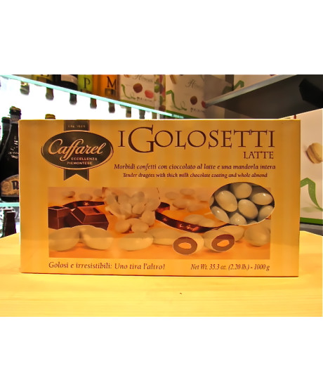 Vendita online confetti Caffarel "I Golosetti", morbidi confetti con Mandorla intera, cioccolato al latte, fondente e ripieni a 