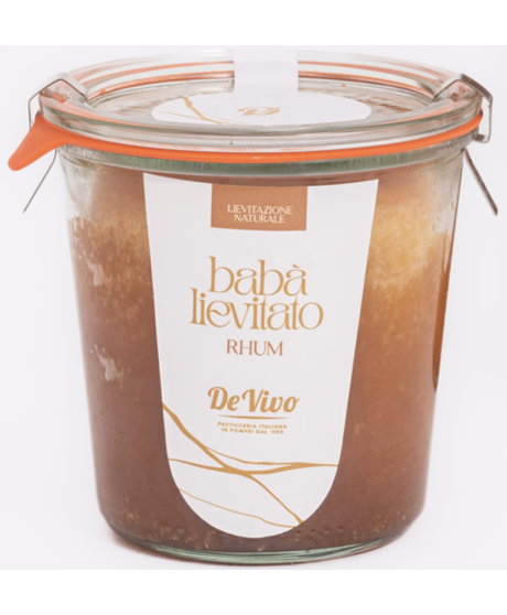 De Vivo - Babà vasocottura al rhum - 350g De Vivo - Babà vasocottura al rhum - 350g