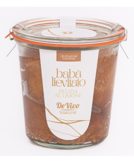 De Vivo - Babà jar cooking - delizia al limone - 350g De Vivo - Babà jar cooking - delizia al limone - 350g