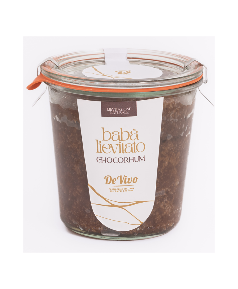 De Vivo - Babà jar cooking - chocorhum - 350g