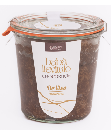 De Vivo - Babà vasocottura chocorhum - 350g De Vivo - Babà vasocottura chocorhum - 350g