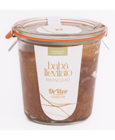 De Vivo - Babà vasocottura al pistacchio - 350g De Vivo - Babà vasocottura al pistacchio - 350g