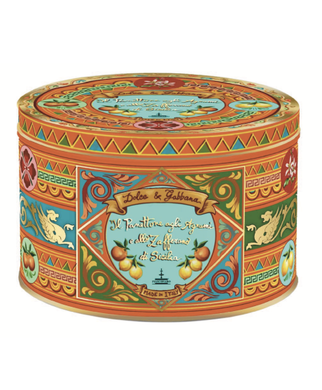 Fiasconaro panettone Dolce & Gabbana allo zafferano. Vendita online panettoni Fiasconaro edizione limitata Dolce e Gabbana