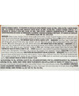 Venchi - Sacchetto regalo con scorzone d'arancia fondente - 100g