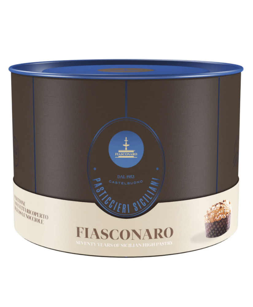 Vendita online Panettoni Fiasconaro artigianali di Castelbuono Palermo con nocciole. Shop on-line panettone Nocciola siciliano d