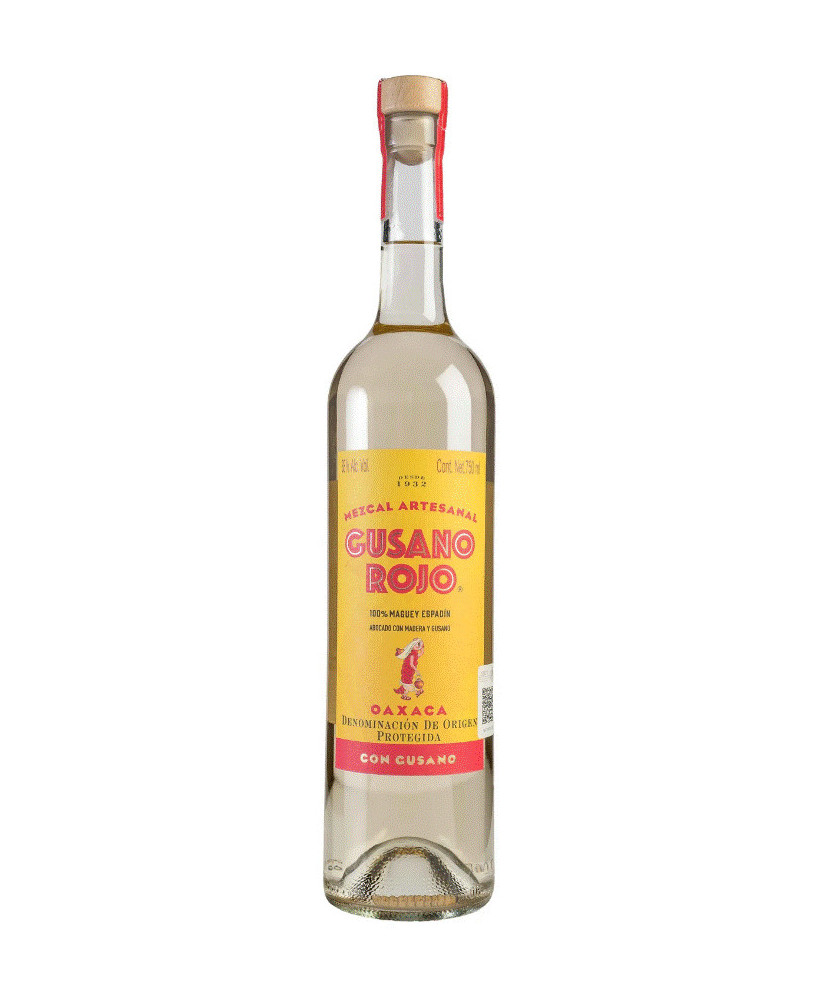 Gusano Rojo - Mezcal Artesanal - Con Gusano - 70cl