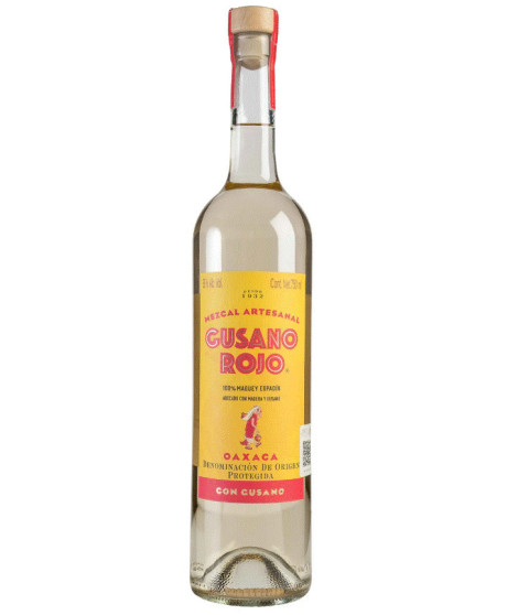 Gusano Rojo - Mezcal Artesanal - Con Gusano - 70cl Gusano Rojo - Mezcal Artesanal - Con Gusano - 70cl