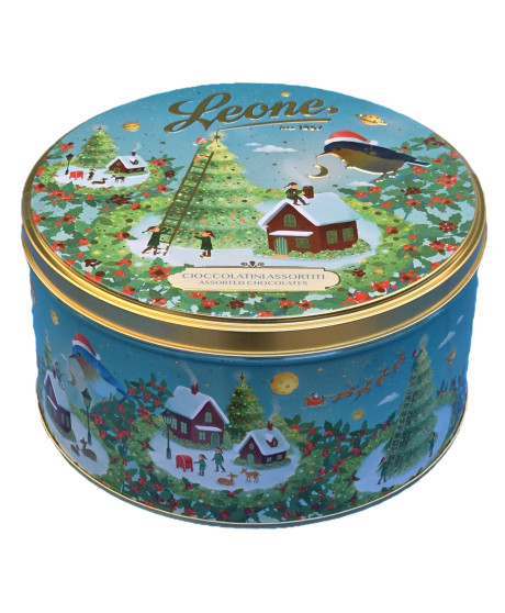 Pastiglie Leone - Tin Box "Boule de Neige" - chocolates - 450g Pastiglie Leone - Tin Box "Boule de Neige" - chocolates - 450g