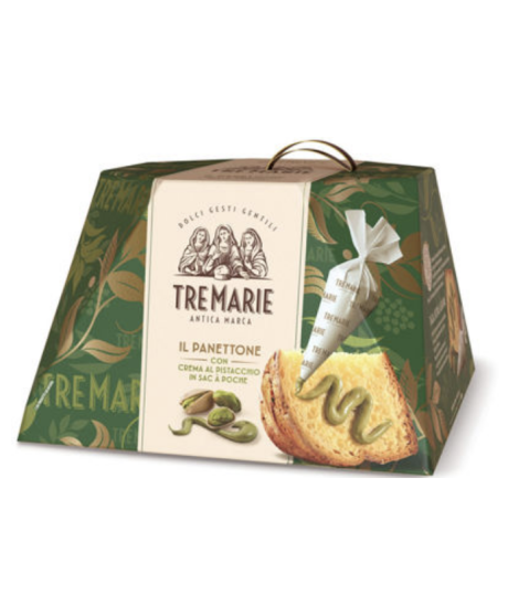 Le Tre Marie - Panettone al Pistacchio - 950g | corso101 Le Tre Marie - Panettone al Pistacchio - 950g | corso101