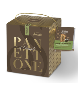 Panettone handmade Scarpato salted pistachio cream online | corso101