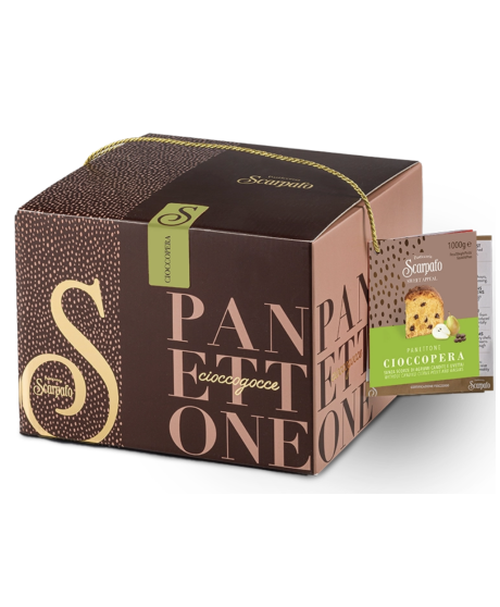 Panettone Scarpato cioccopera pera e cioccolato online | corso101.com