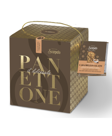 Scarpato - Panettone Caramello salato e Cioccocce - 1000g
