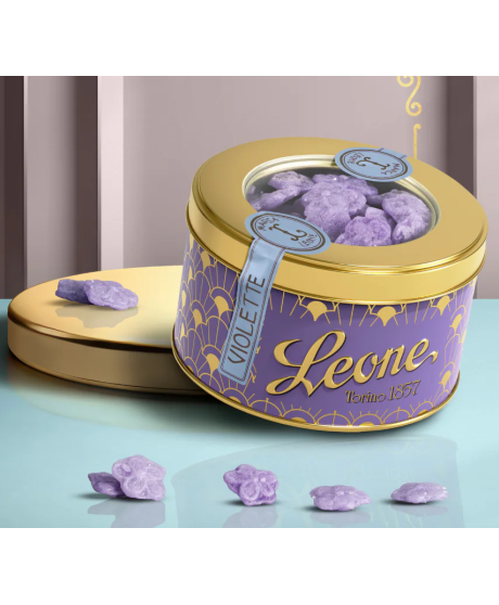 Pastiglie Leone - Tondino Drops Violette - 150g Pastiglie Leone - Tondino Drops Violette - 150g