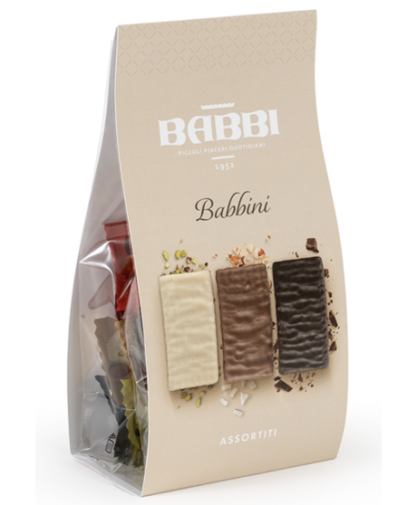 Babbini Assortiti Dolci pensieri busta regalo wafers Babbi | corso101 Babbini Assortiti Dolci pensieri busta regalo wafers Babbi | corso101