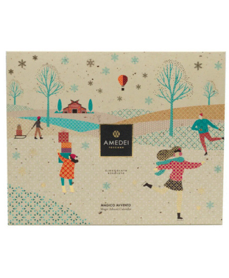 Amedei - Calendario dell'Avvento - 437g | corso101.com Amedei - Calendario dell'Avvento - 437g | corso101.com