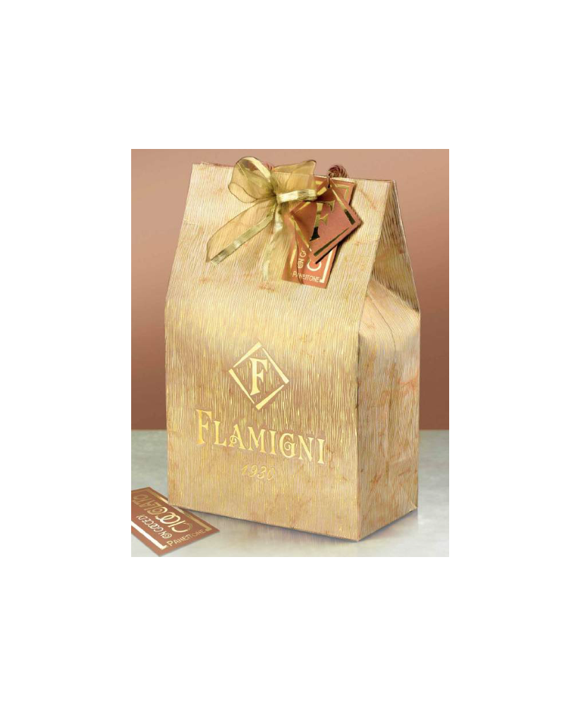 Vendita online panettone Flamigni con Gocce di Cioccolato. Shop on-line panettoni artigianali, dolce da forno lievitato naturalm