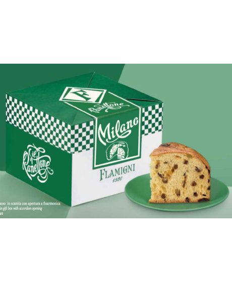 Flamigni - Panettone Milano Basso in Scatola - 500g Flamigni - Panettone Milano Basso in Scatola - 500g
