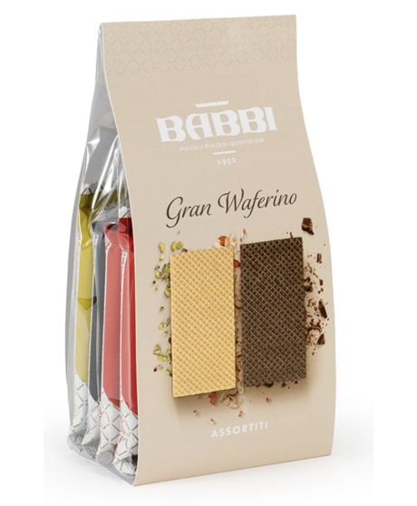 Babbi Gran Waferino - sacchetto assortito 8 pezzi | corso101.com