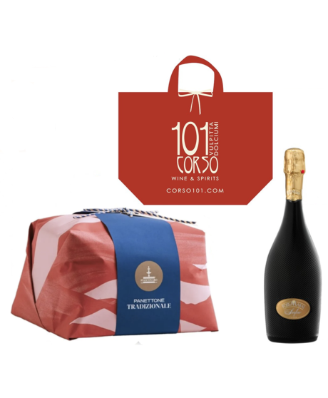 Vendita online confezioni Natale 2014 con panettone artigianale Fiasconaro e prosecco Foss Marai di qualità. Shop on line idee r