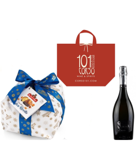 Vendita online confezioni Natale 2015 con panettone artigianale Albertengo e prosecco Armar di qualità. Shop on line idee regalo