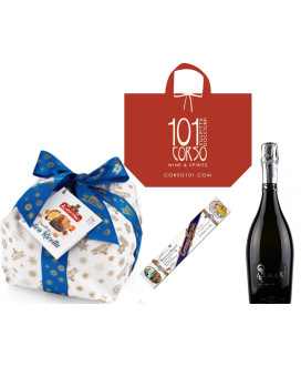 Vendita online confezioni Natale 2015 con panettone artigianale Albertengo, Torrone Sorelle Nurzia e prosecco Armar. Shop on lin