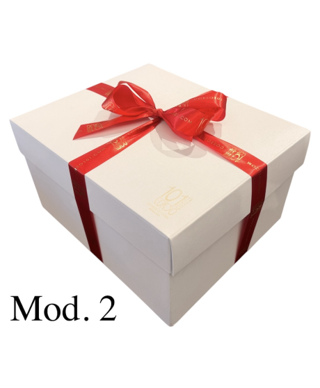 Vendita online confezioni Natale 2014 scatole con panettone artigianale Albertengo, Torrone, cioccolatini e prosecco o franciaco