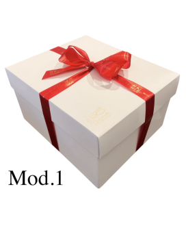 Online sales packaging boxes with Christmas 2014 Fiasconaro artisan panettone, nougat Scaldaferro, chocolates and Majani Foss Ma