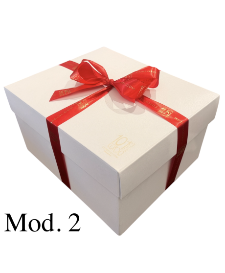 Vendita online confezioni Natale 2014 scatole con panettone artigianale Filippi, Torrone, cioccolatini e prosecco o franciacorta