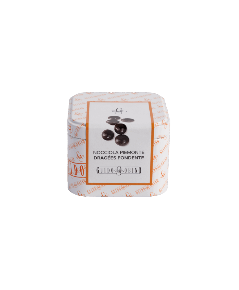 Guido Gobino - Nocciole Piemonte Fondenti Drageès - Lattina 120g