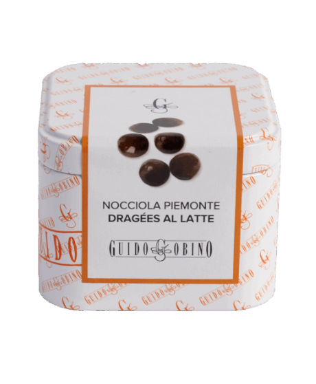 Guido Gobino - Nocciole Piemonte Ricoperte Latte - Lattina 120g Guido Gobino - Nocciole Piemonte Ricoperte Latte - Lattina 120g