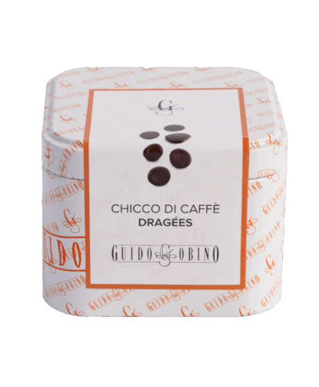 Guido Gobino - Chicchi di Caffè Ricoperti di Cioccolato Fondente - Lattina 120g Guido Gobino - Chicchi di Caffè Ricoperti di Cioccolato Fondente - Lattina 120g