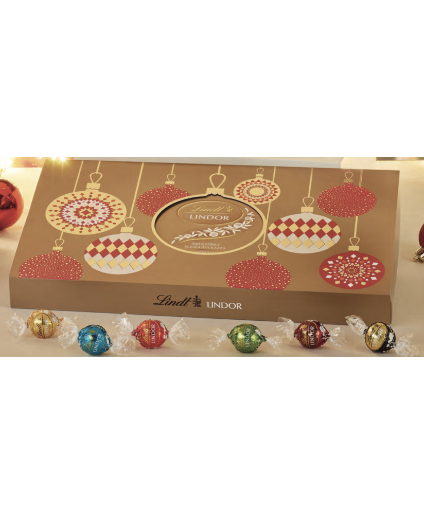Lindt - Scatola Natale Lindor Assortiti - 500g