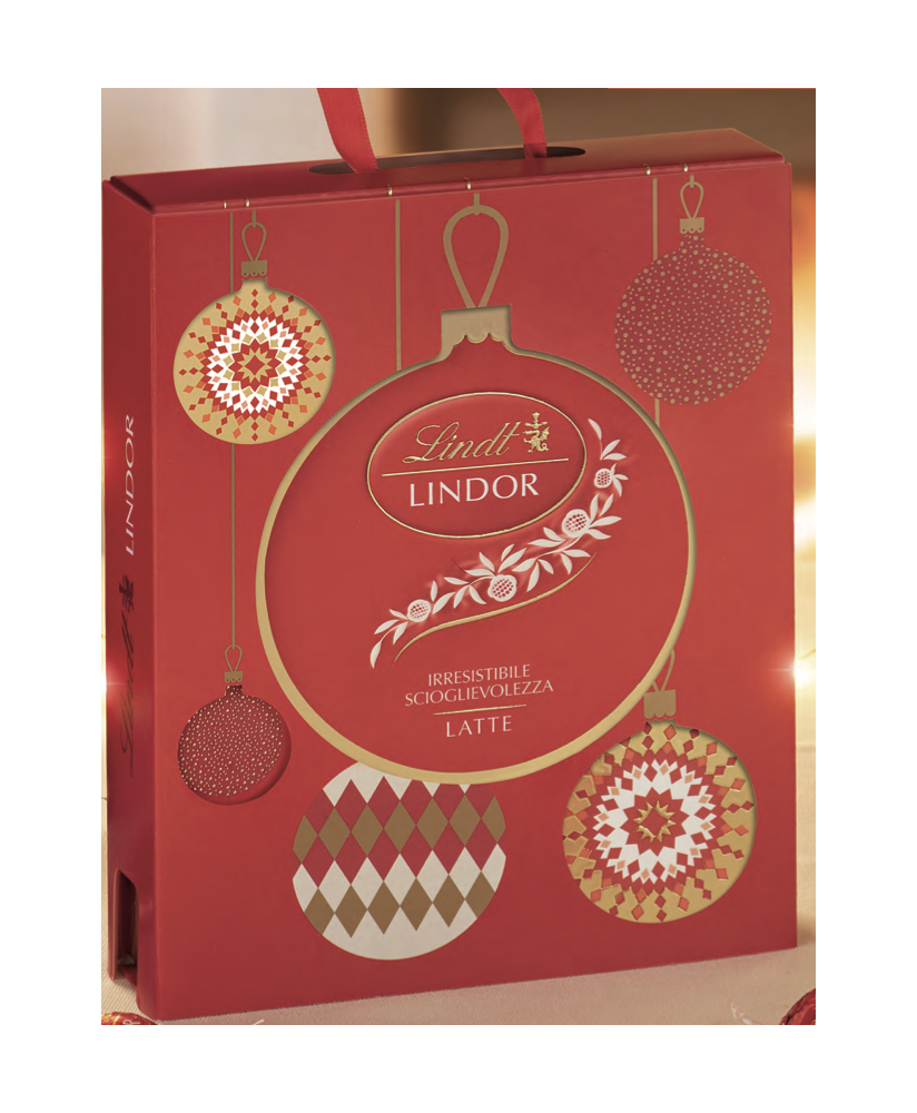 Lindt - Scatola Natale Lindor Latte - 250g
