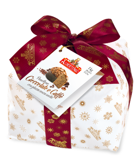 Vendita online panettoni Albertengo artigianali. Shop on line panettone artigianale di pasticceria con gocce di cioccolato e caf