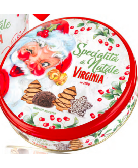 Virginia - alberelli, stelline e dolcetti di Natale - Metallo - 260g
