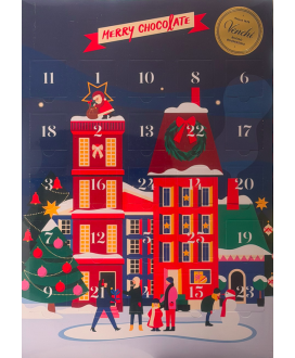 Vendita online Calendario d'Avvento con cioccolatini Venchi al miglior prezzo. Senza Glutine. Natale 2017