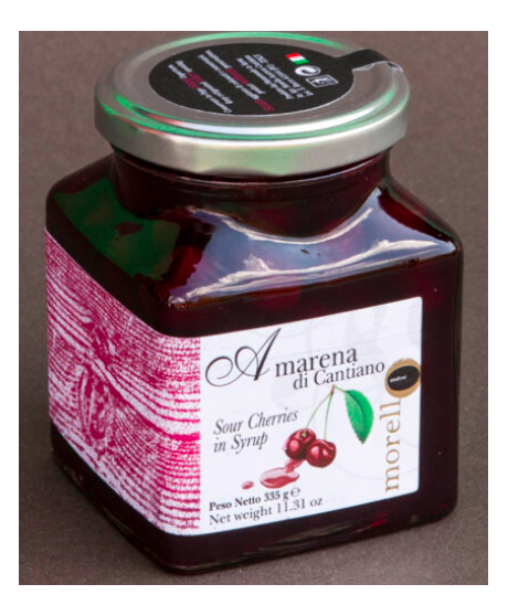 Morello Austera - Amarene di Cantiano - Sour Cherries in Syrup - 335g Morello Austera - Amarene di Cantiano - Sour Cherries in Syrup - 335g