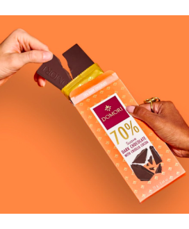 Domori Trinitario 70% cocoa - Online shop italian dark chocolate bars Domori - Shop online and price quality