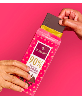 Domori Trinitario 90%, intenso - Vendita online tavolette di cioccolato fondente Domori - Shop online e prezzo