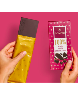 Domori Trinitario 100%, assoluto - Vendita online tavolette di cioccolato fondente Domori - Shop online e prezzo
