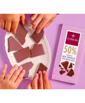 Domori tavolette di cioccolato al latte 38% chacao online | corso101