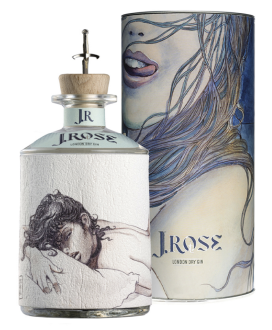 J. Rose - London Dry Gin Artigianale - JR01A - 70cl - Milo Manara - Astucciato
