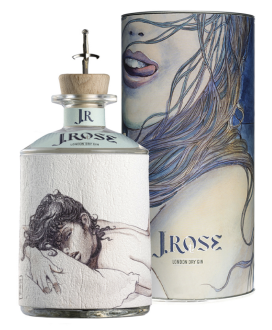 J.Rose - London Dry Gin Artigianale - JR01A - 70cl - Milo Manara - Gift Box