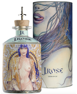 J.Rose - London Dry Gin Artigianale - JR02A - 70cl - Milo Manara - Gift Box