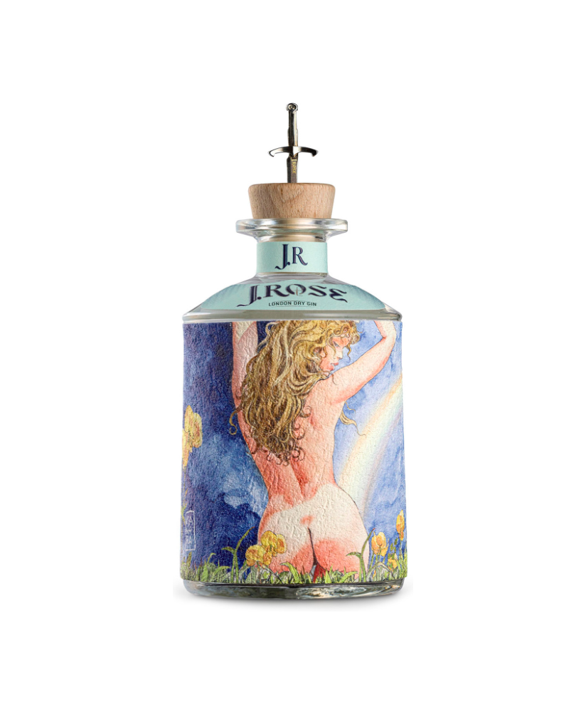 J. Rose - London Dry Gin Artigianale - JR04 - 70cl - Milo Manara J. Rose - London Dry Gin Artigianale - JR04 - 70cl - Milo Manara