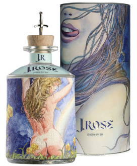 J. Rose - London Dry Gin Artigianale - JR04A - 70cl - Milo Manara - Gift Box