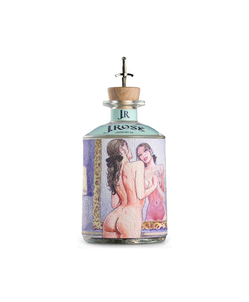 J. Rose - London Dry Gin Artigianale - JR05 - 70cl - Milo Manara J. Rose - London Dry Gin Artigianale - JR05 - 70cl - Milo Manara