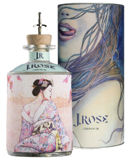 J. Rose - London Dry Gin Artigianale - JR08A - 70cl - Milo Manara - Astucciato
