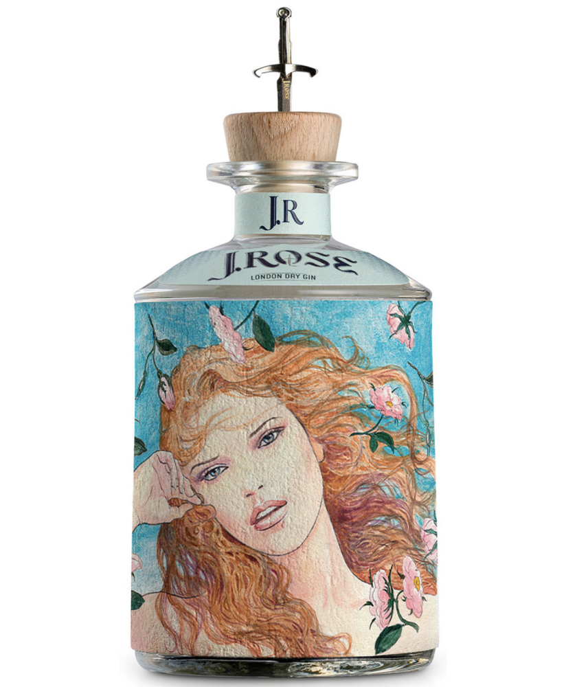 J. Rose - London Dry Gin Artigianale - JR09 - 70cl - Milo Manara