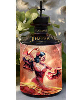 J. Rose Flamenco - London Dry Gin Artigianale - JR-FL - 70cl - Milo Manara